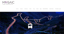 Desktop Screenshot of mosaicglobaltransportation.com