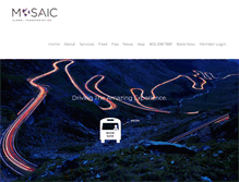 Tablet Screenshot of mosaicglobaltransportation.com